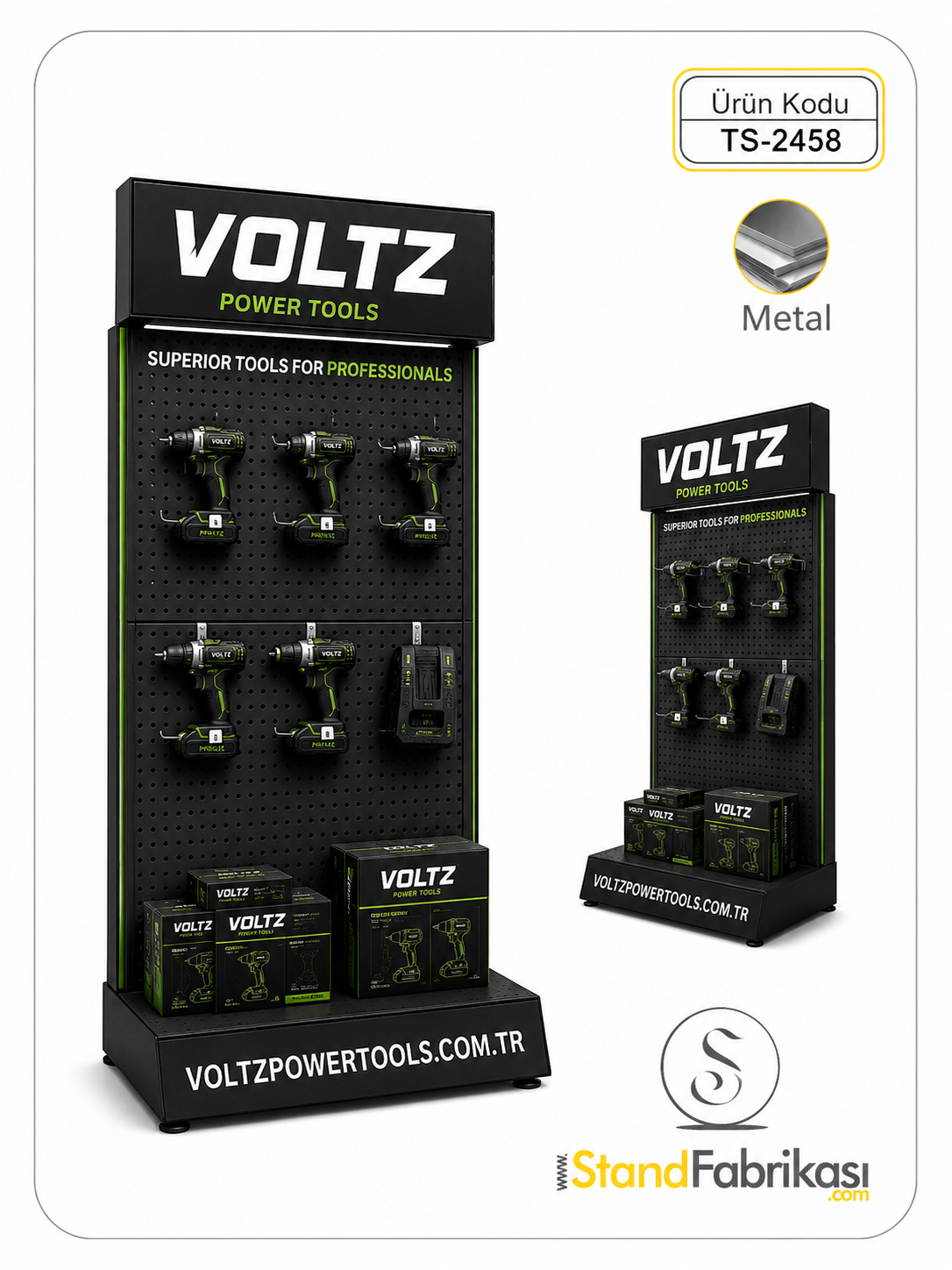 Metal Teşhir Standı - VOLTZ
